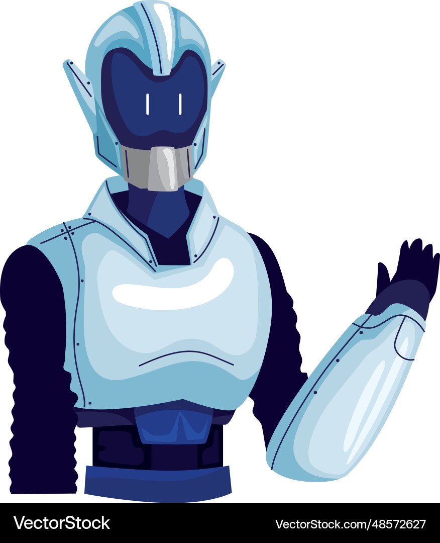 Robot ai technology machine Royalty Free Vector Image
