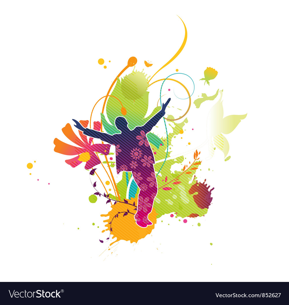 Watercolor abstract Royalty Free Vector Image - VectorStock