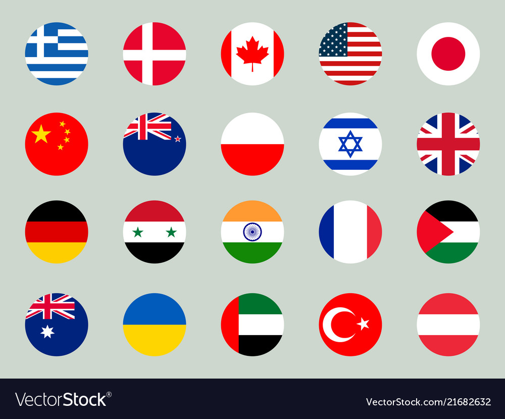 white world flags