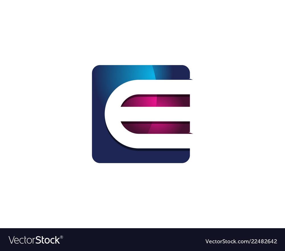 e logo 3d