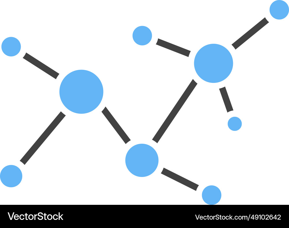 Molecule icon image Royalty Free Vector Image - VectorStock