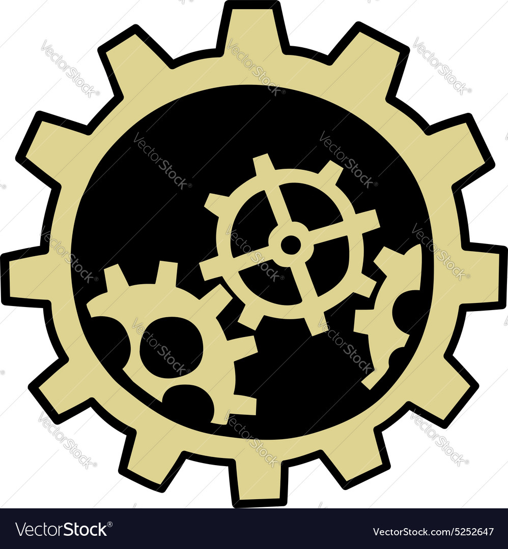 Gears element Royalty Free Vector Image VectorStock
