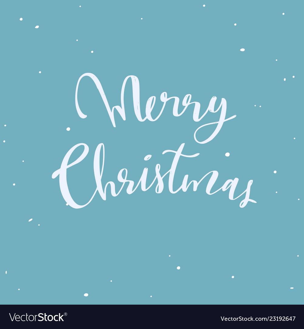 Merry christmas and new year words Royalty Free Vector Image