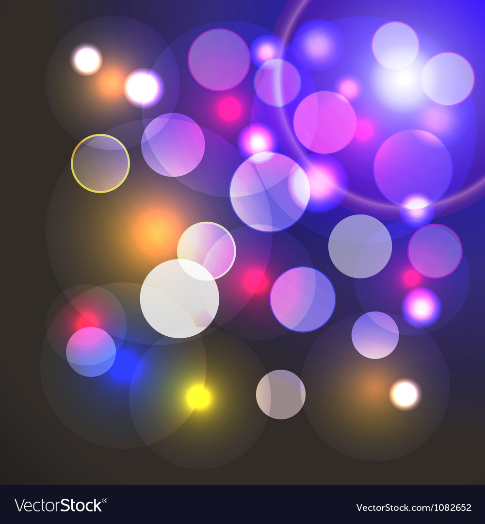 Abstract background with shiny colored lights