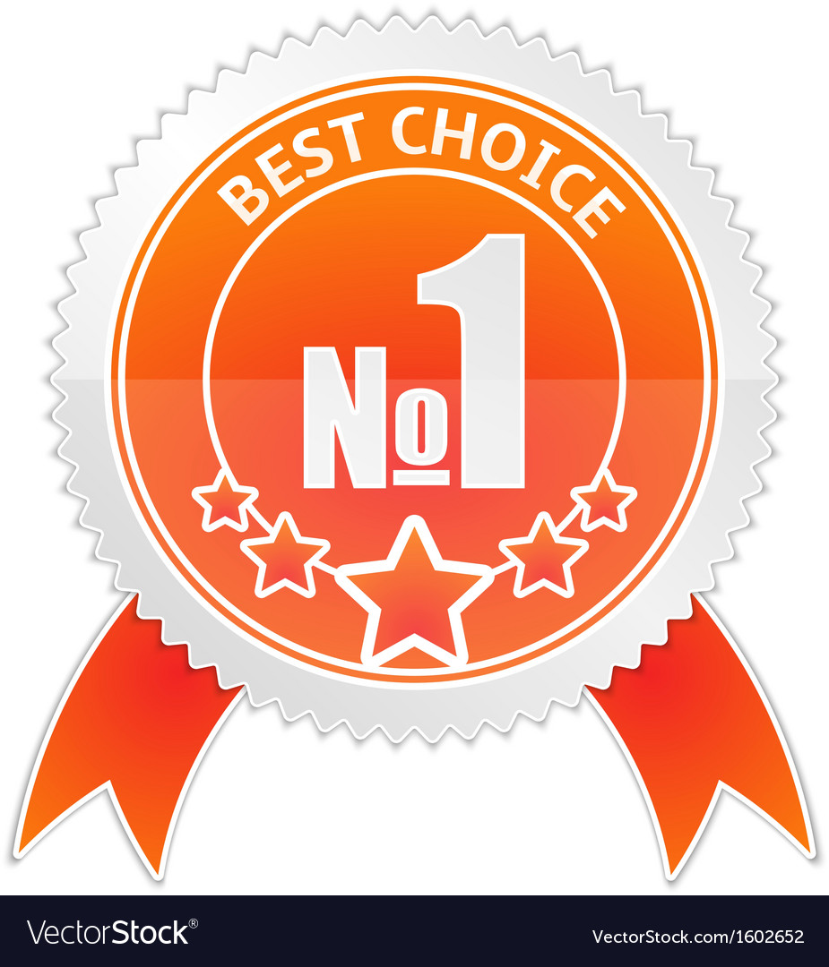 Badge of best choice