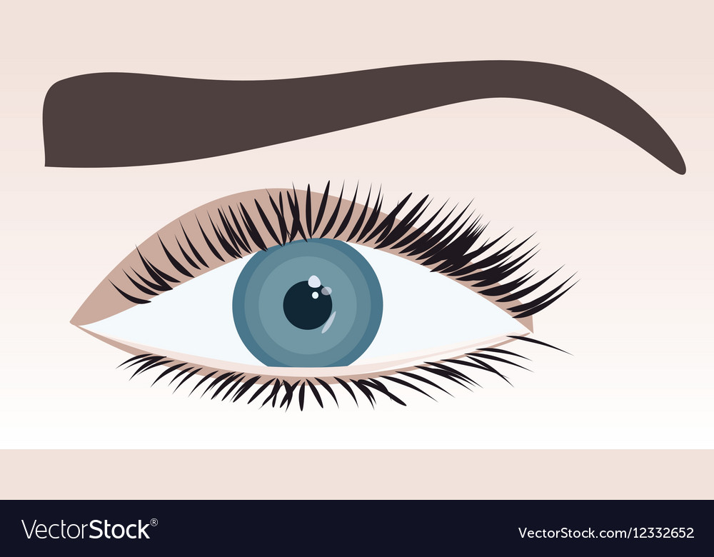 Human blue eye