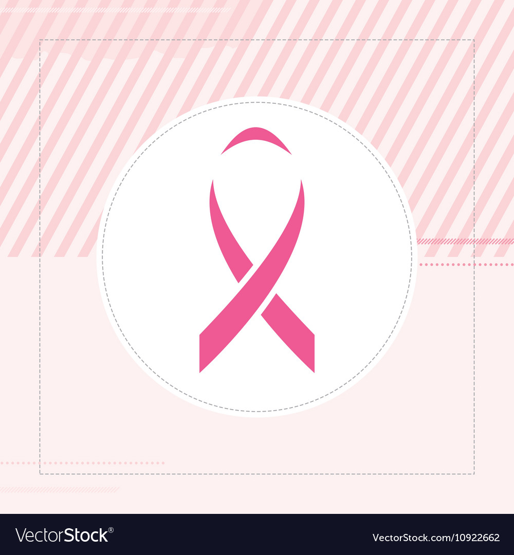 Breast cancer awareness month pink ribbon