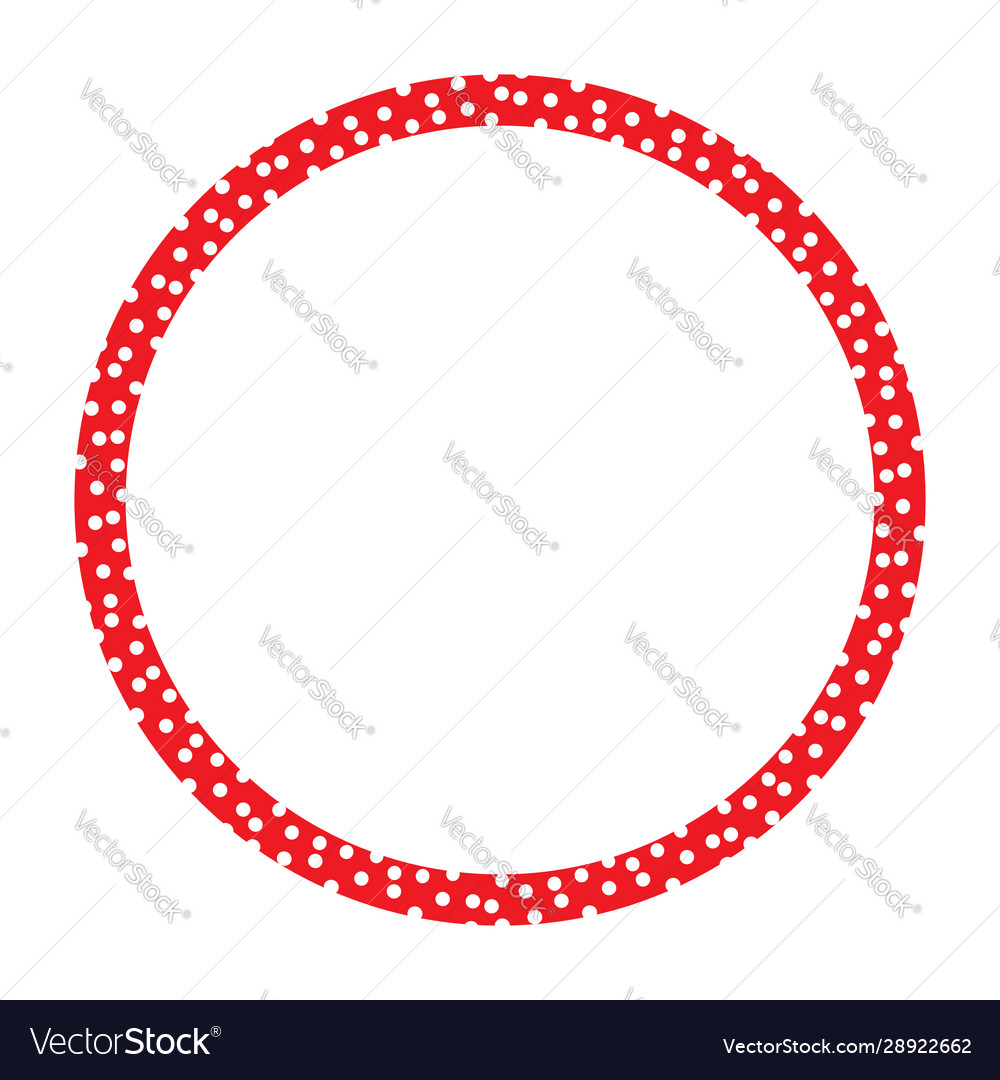 Round frame vintage pattern design template Vector Image