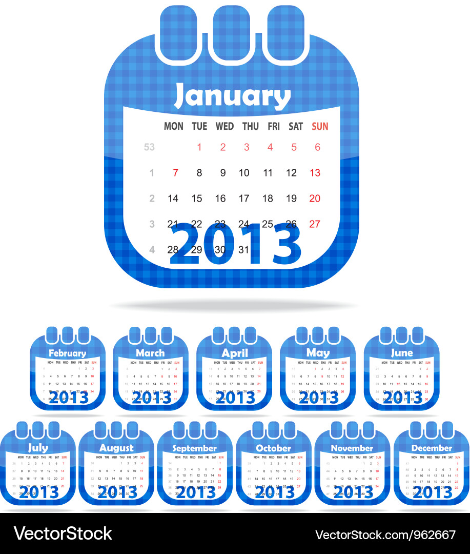 Calendar Royalty Free Vector Image - VectorStock