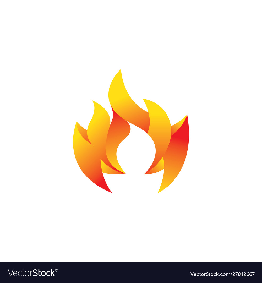 Fire logo design sparkling red decoration vectors stock in format for free  download 5.25MB