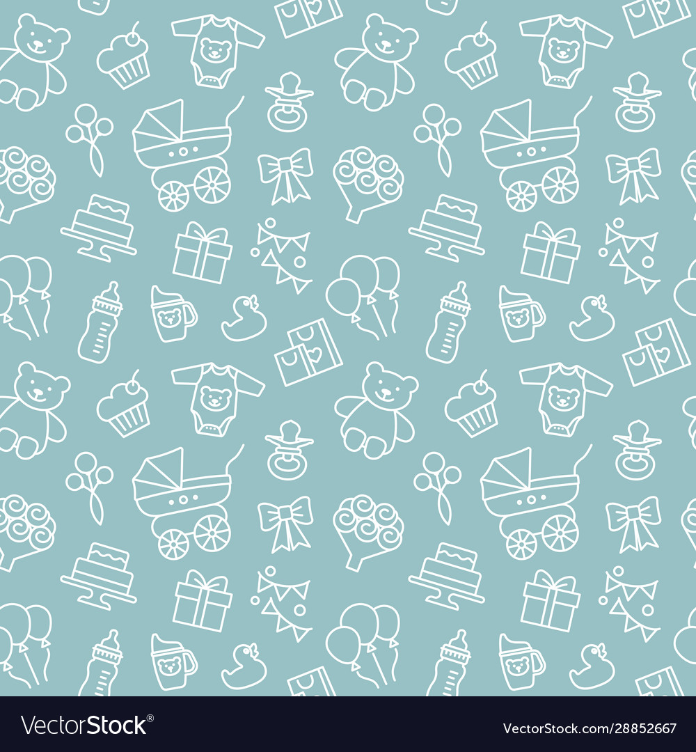 Seamless background on theme Royalty Free Vector Image