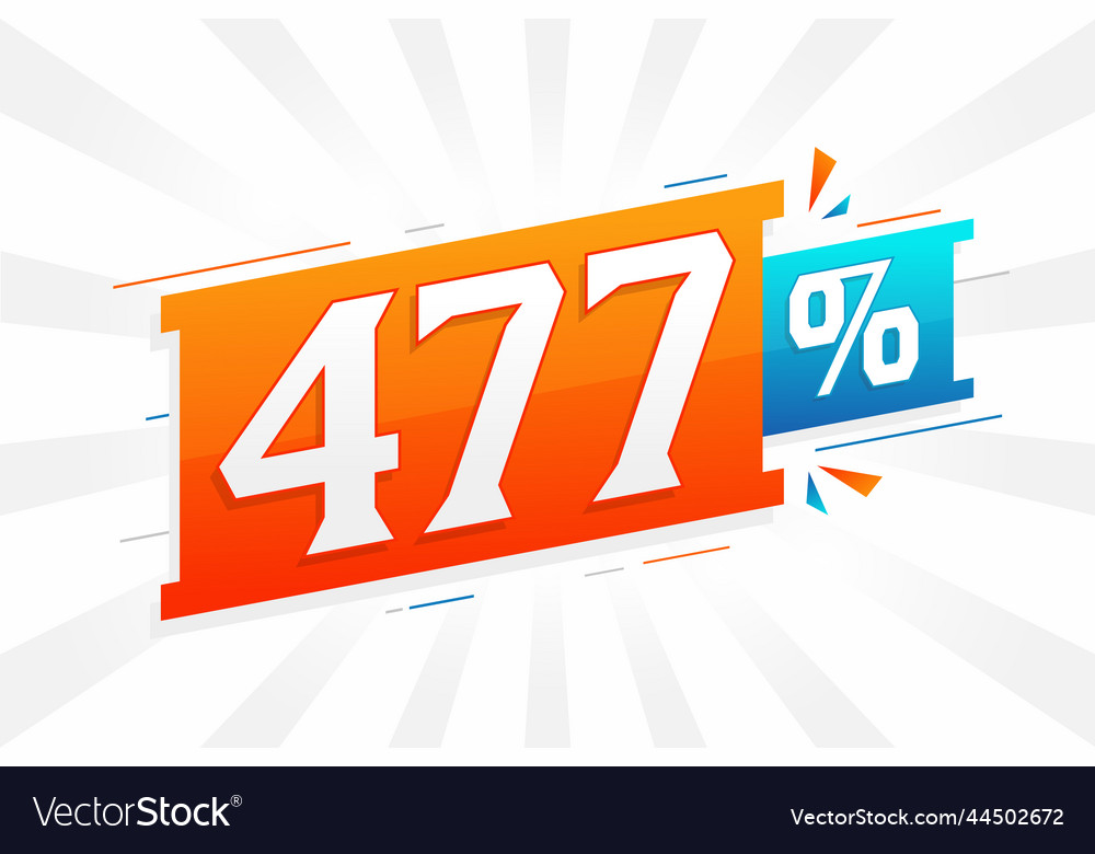 477 discount marketing banner promotion