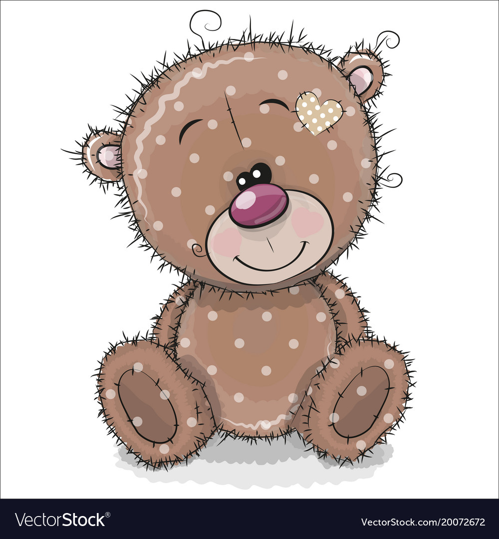 a cartoon teddy bear