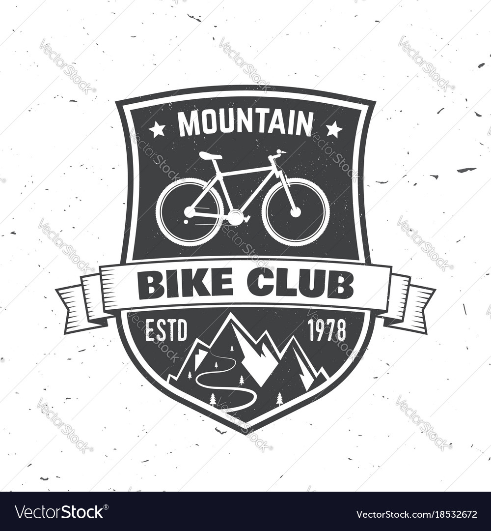 Mountain Bike Club Royalty Free Vector Image - Vectorstock