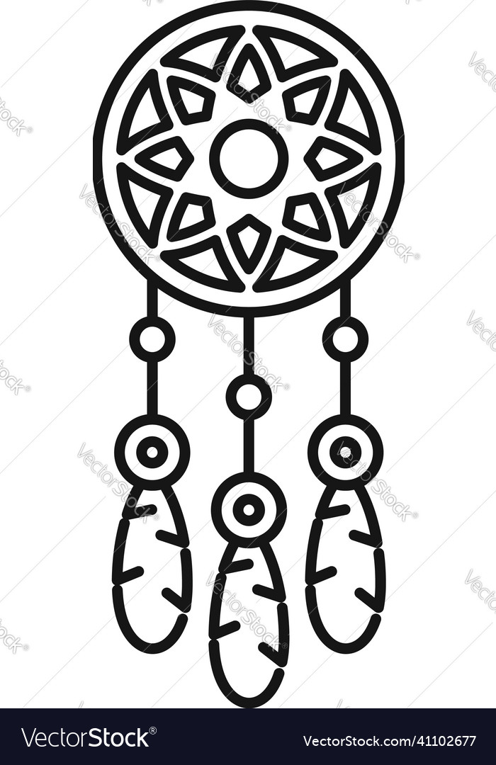 Dream catcher icon Royalty Free Vector Image - VectorStock