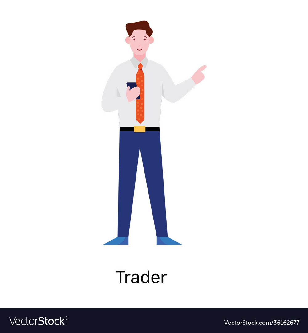 Trader Royalty Free Vector Image - VectorStock