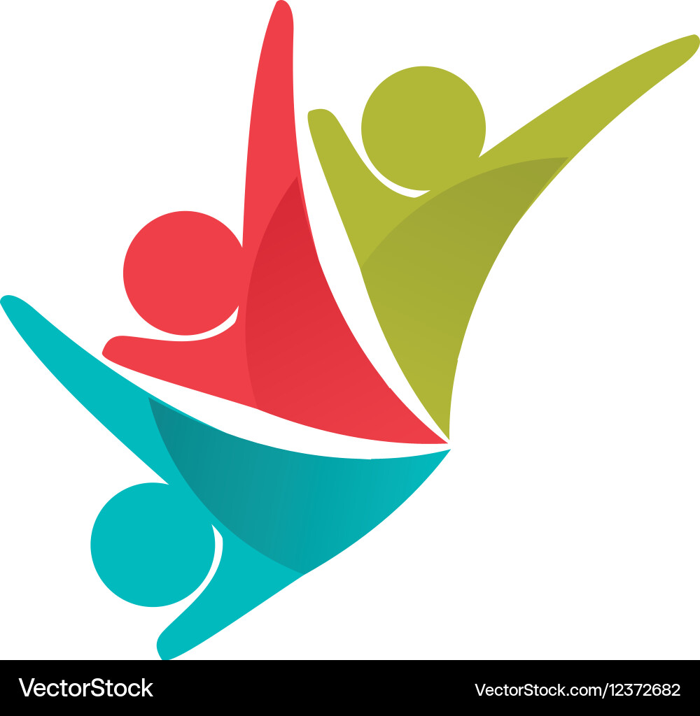 Abstract figure of human Royalty Free Vector Image