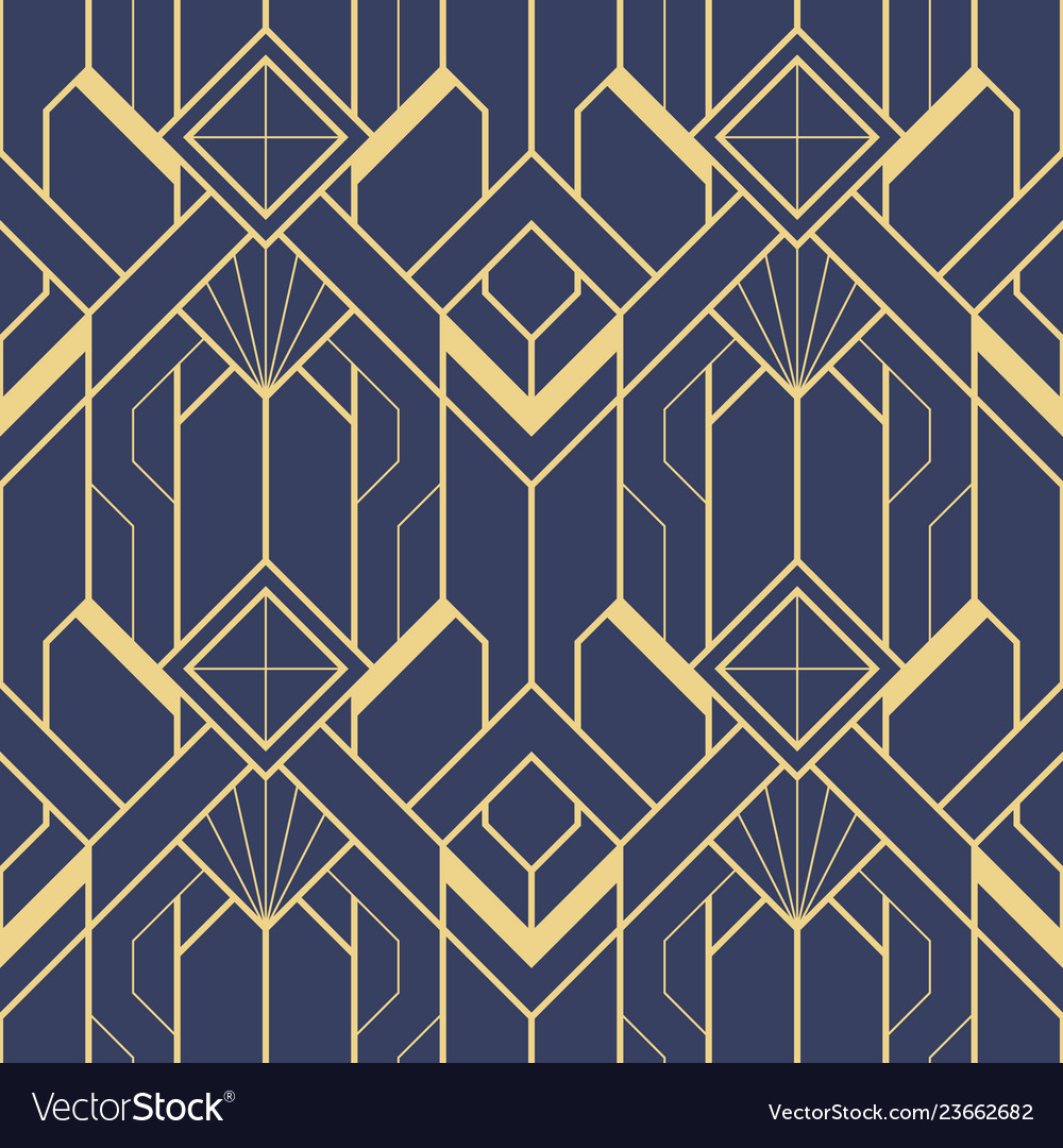 Template abstract art deco blue cs6 Royalty Free Vector