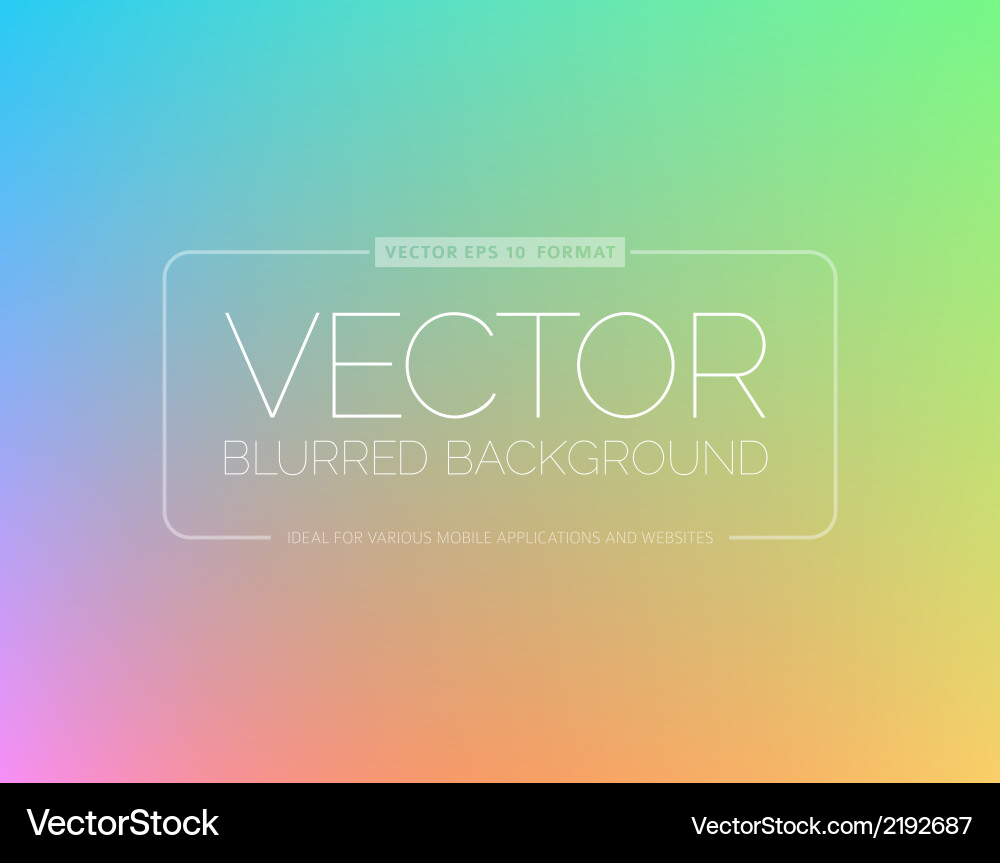Abstract blurred background Royalty Free Vector Image