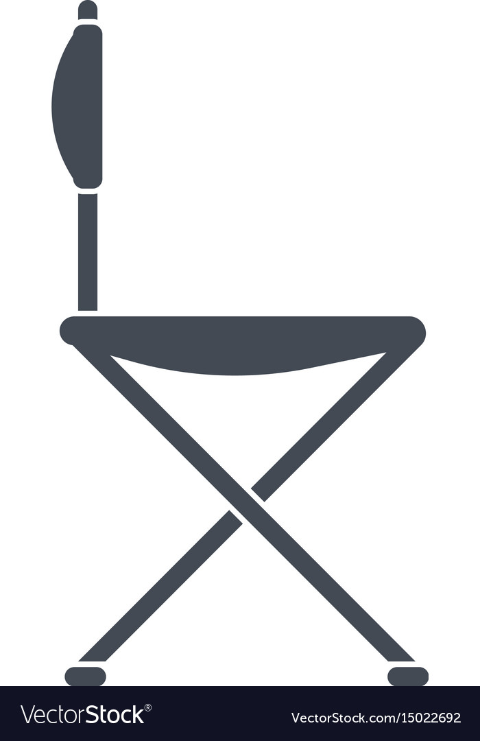 Chair for travel or for camping Royalty Free Vector Image