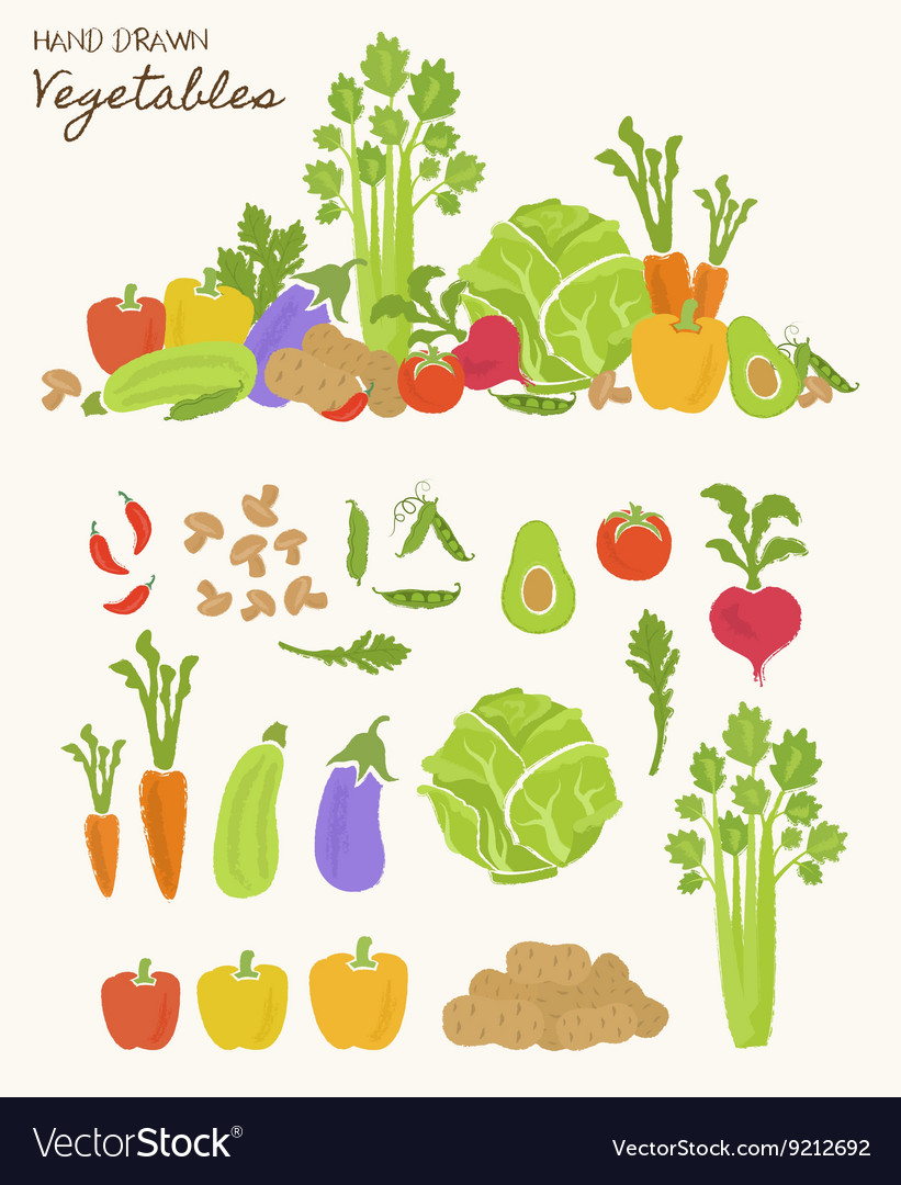 Healthy food vegetable background