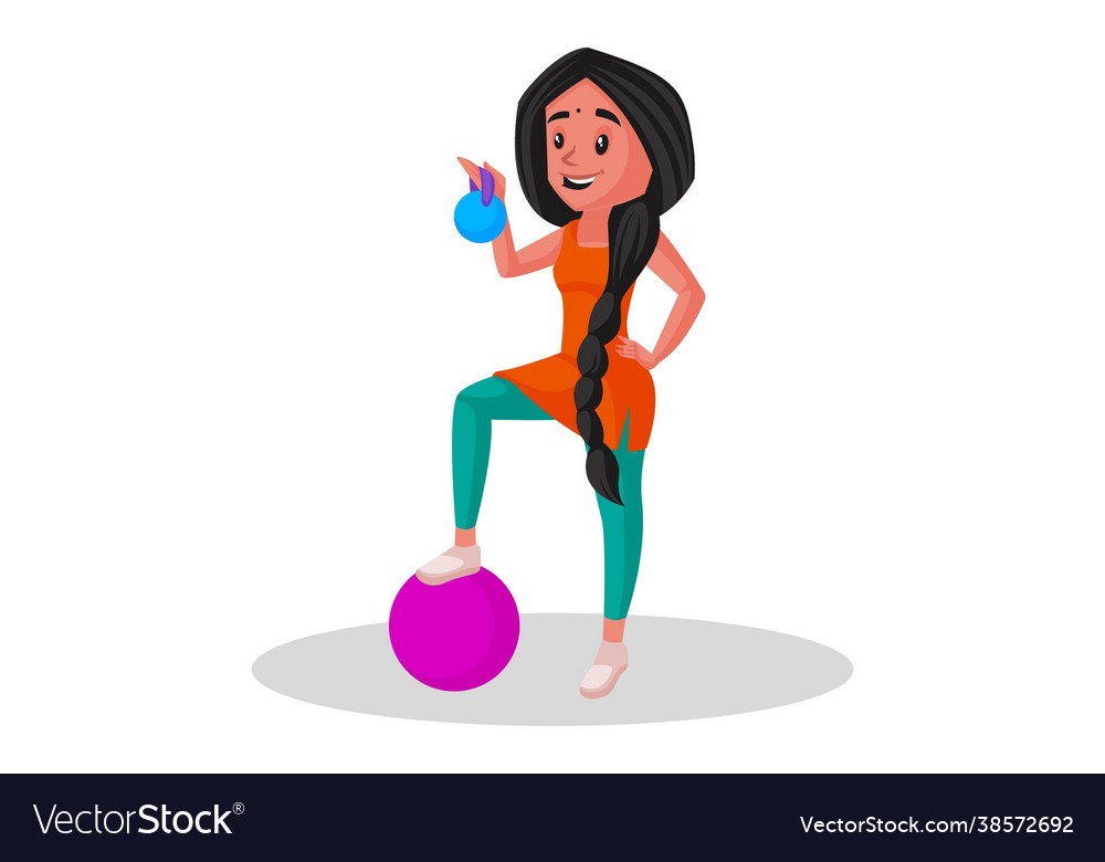 Indian girl cartoon character Royalty Free Vector Image Indian girl cartoon character Royalty Free Vector Image