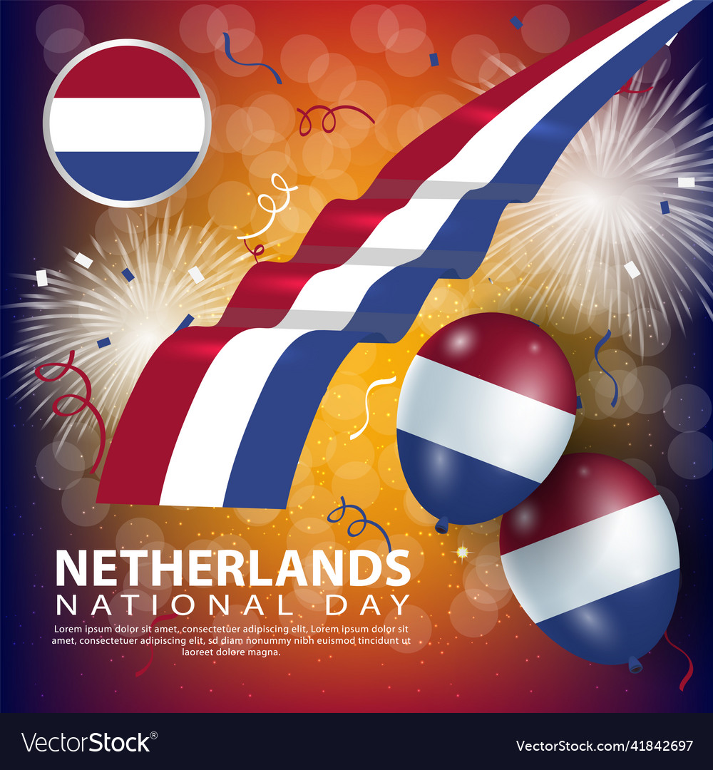 Netherlands national day commemoration poster