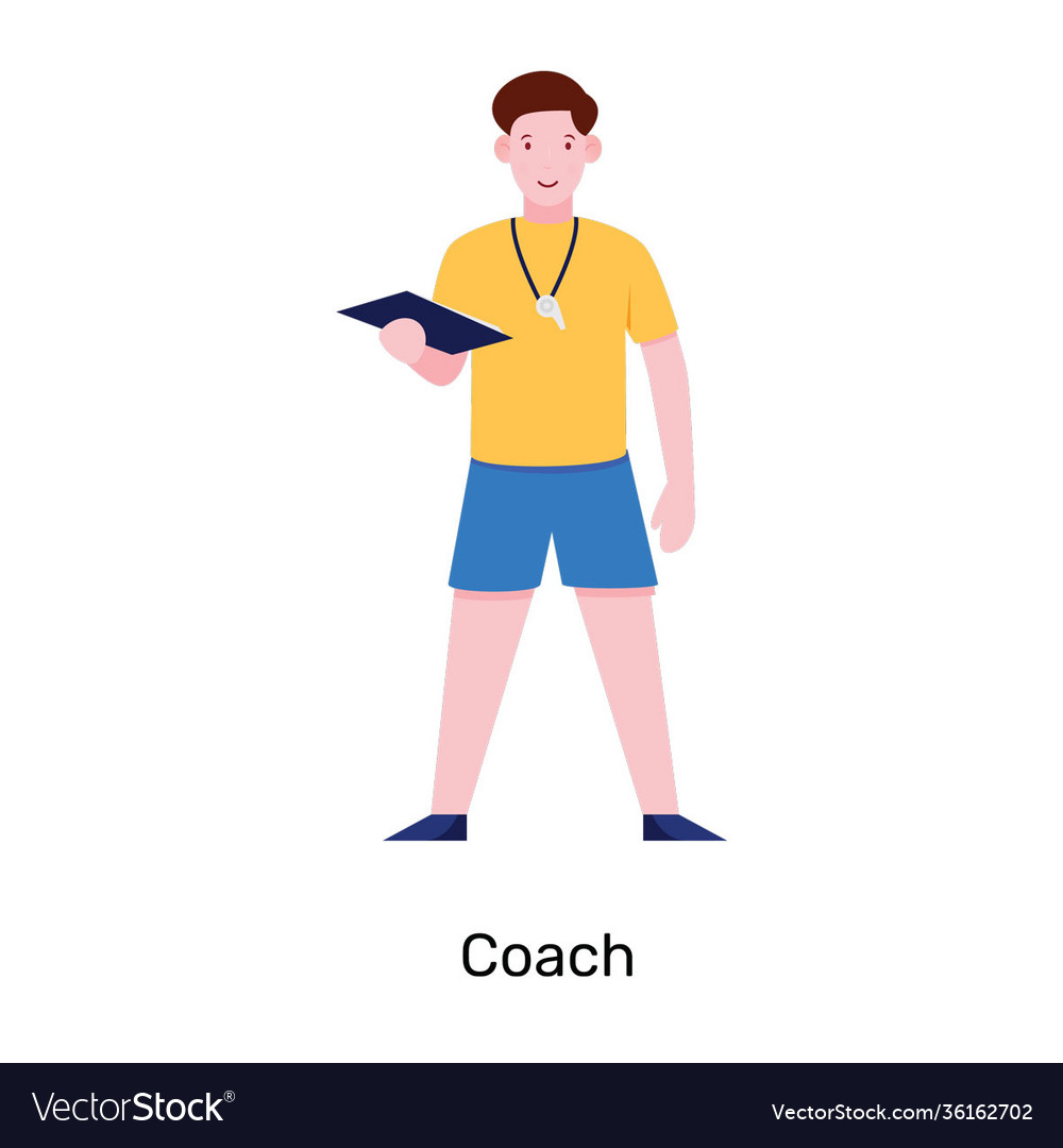 Coach Royalty Free Vector Image - VectorStock
