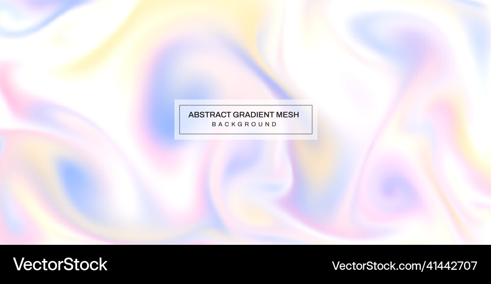 Abstract blurred gradient mesh background Vector Image