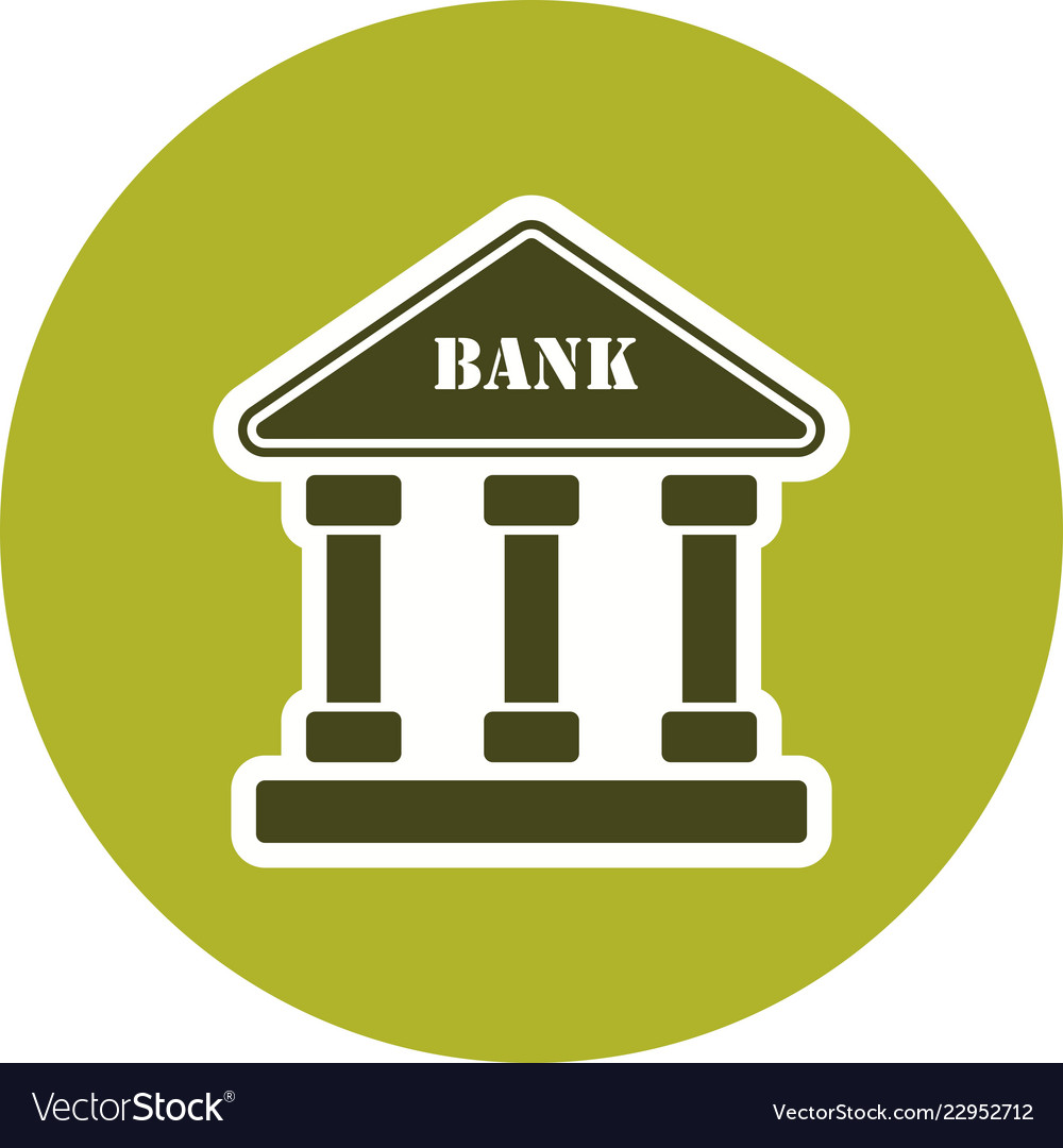 Bank icon Royalty Free Vector Image - VectorStock