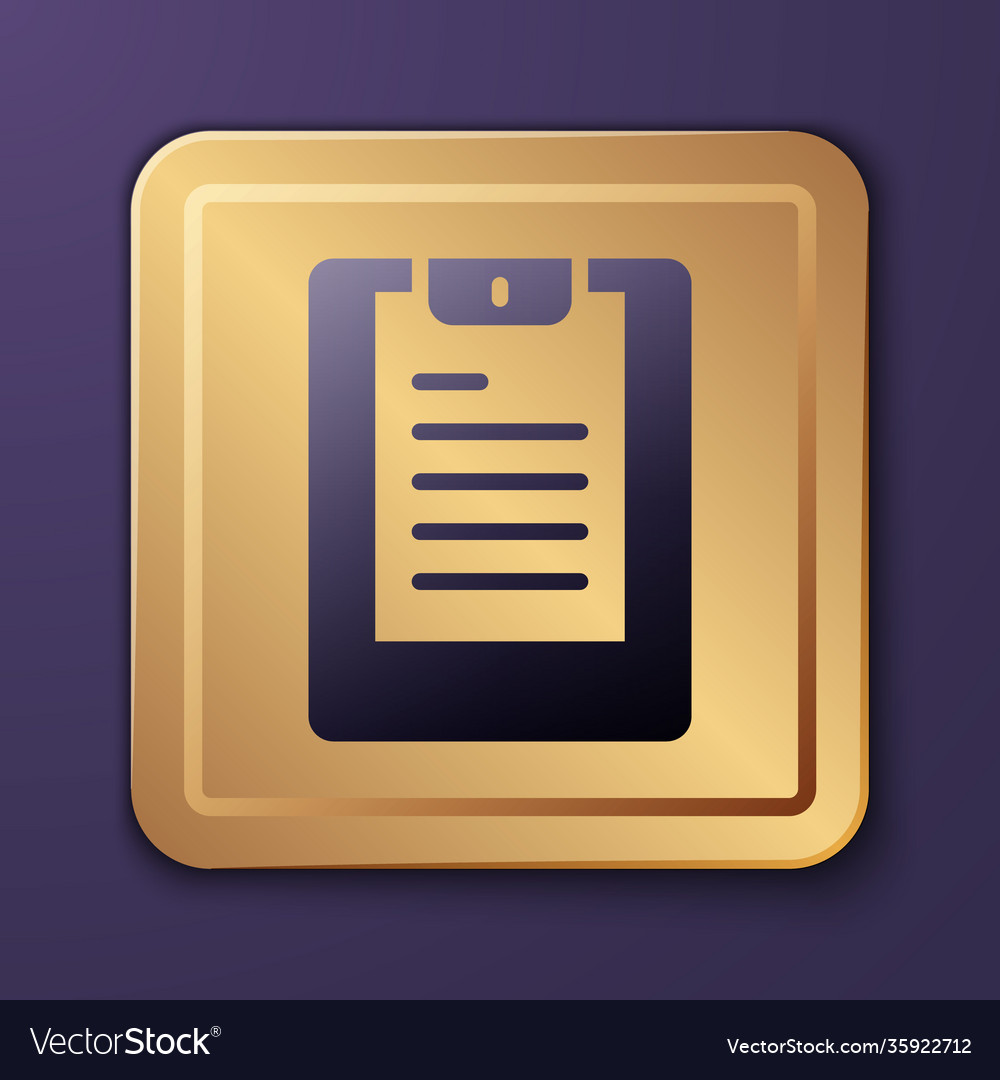 Purple server data report icon isolated on Vector Image