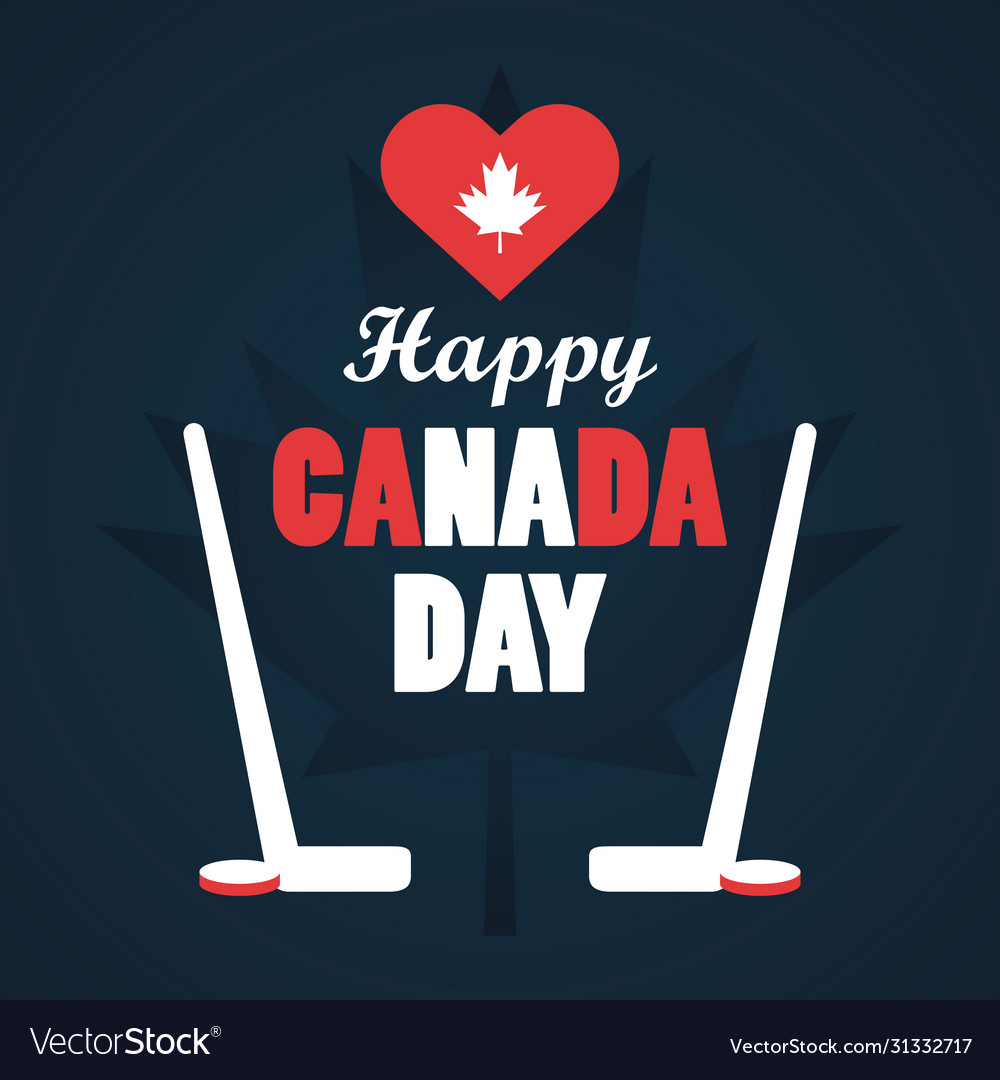 First july canada day celebration poster Vector Image