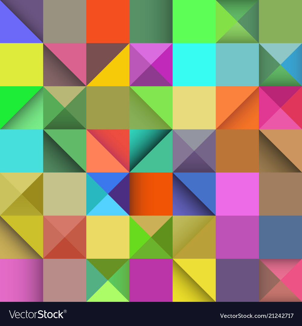 Rectangle seamless pattern abstract background Vector Image