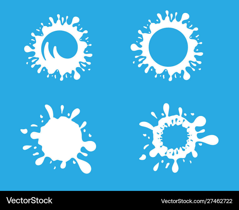 Splash icon design Royalty Free Vector Image - VectorStock