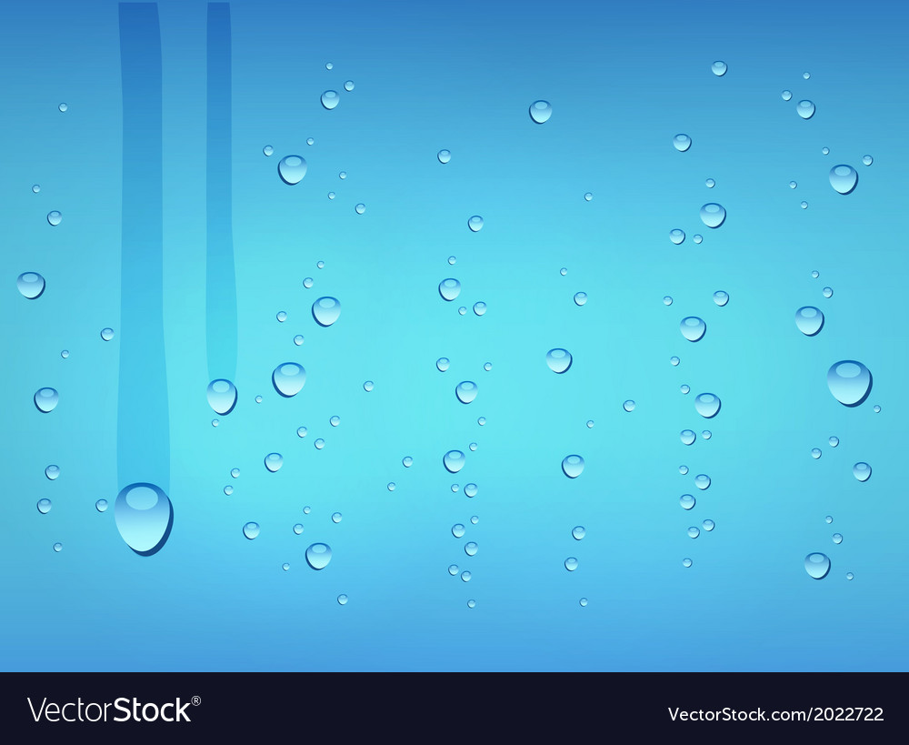 Water drop background Royalty Free Vector Image