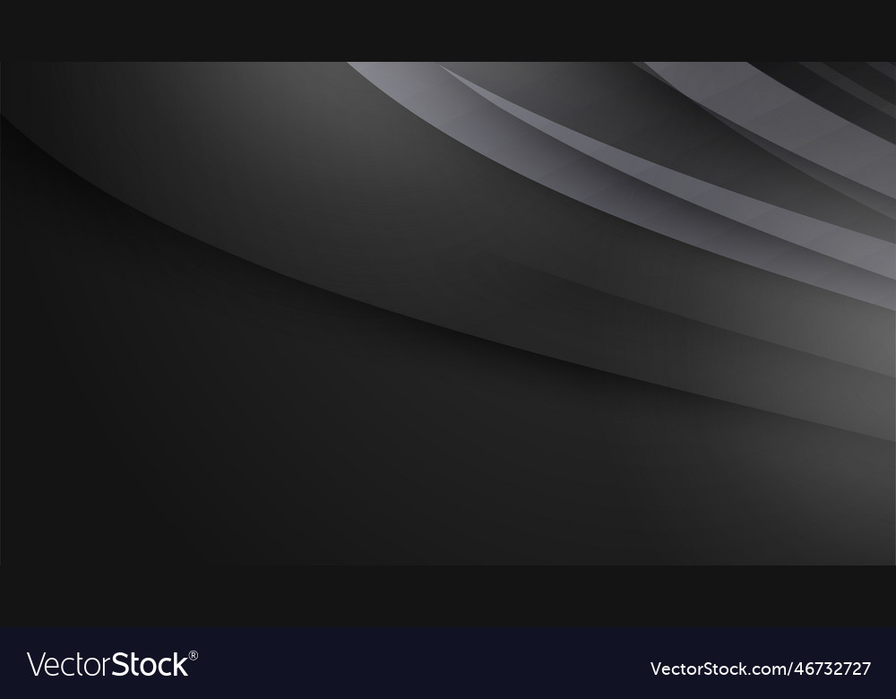 Abstract lines pattern technology on black Vector Image
