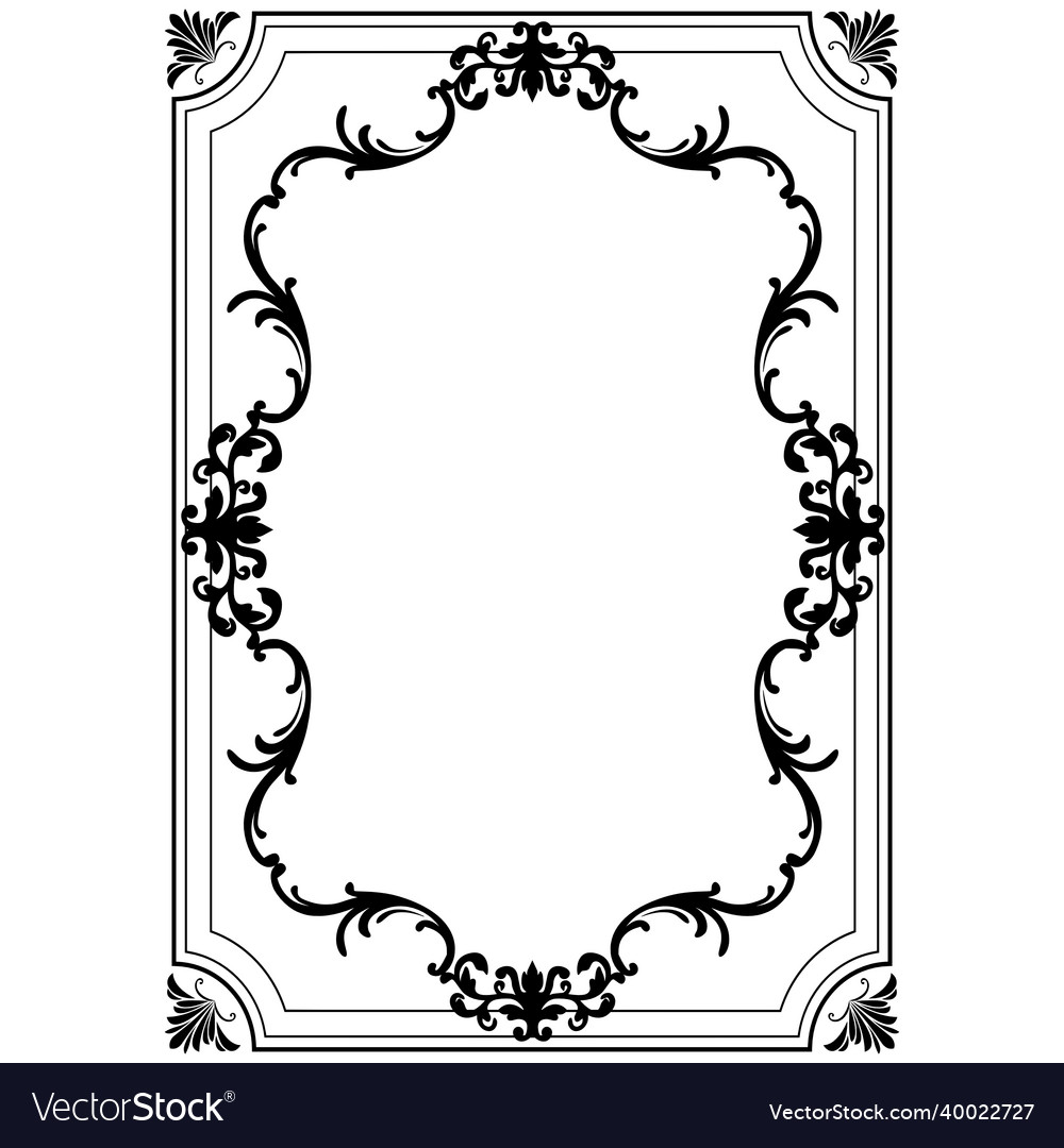 Decorative border Royalty Free Vector Image - VectorStock