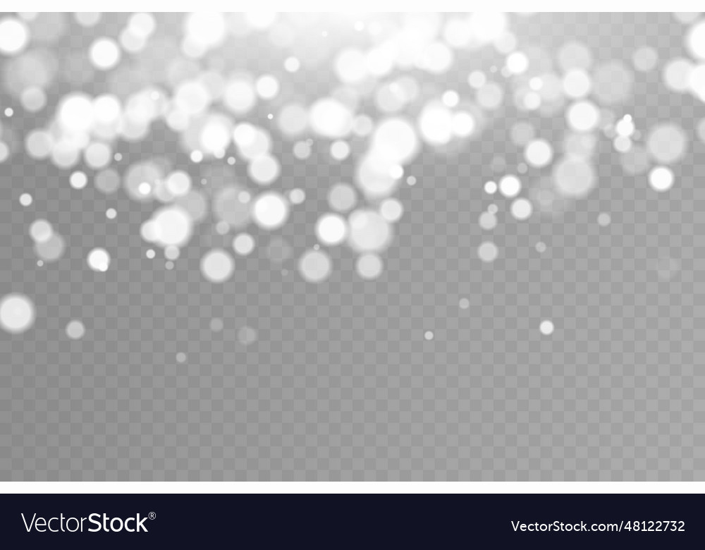 Dust light bokeh light effect Royalty Free Vector Image