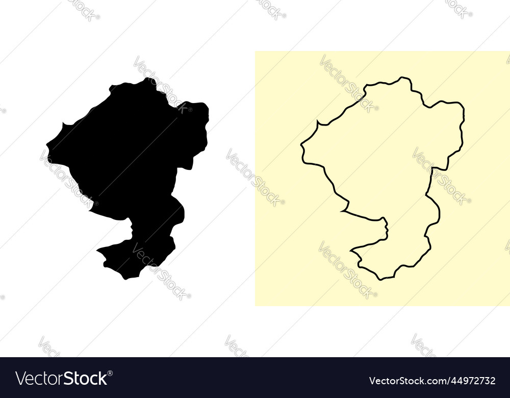 Map honduras americas filled Royalty Free Vector Image