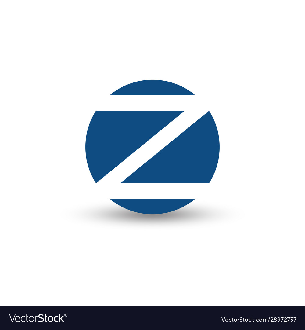 Abstract Letter Z Logo Royalty Free Vector Image