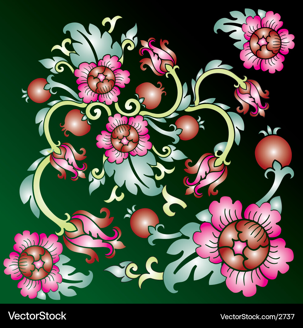 Floral background Royalty Free Vector Image - VectorStock