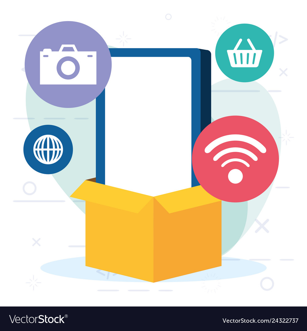 Online shopping design Royalty Free Vector Image