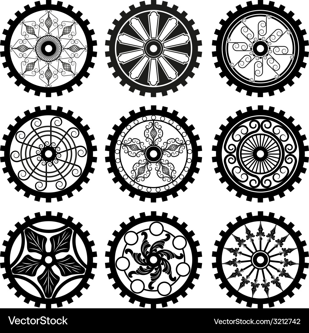 Gears Royalty Free Vector Image - VectorStock