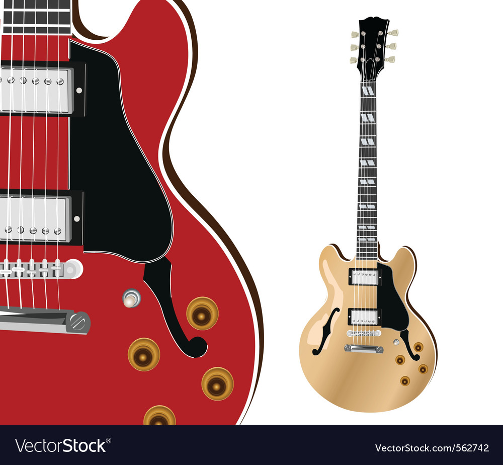 Guitar Royalty Free Vector Image - VectorStock