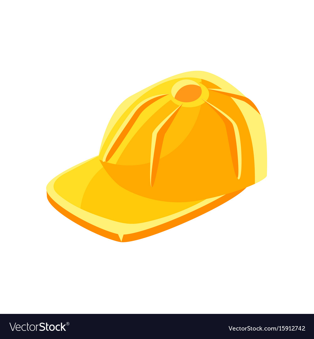 yellow baseball cap
