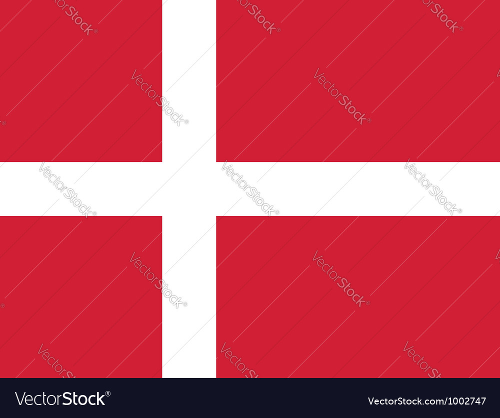 Download Denmark flag Royalty Free Vector Image - VectorStock