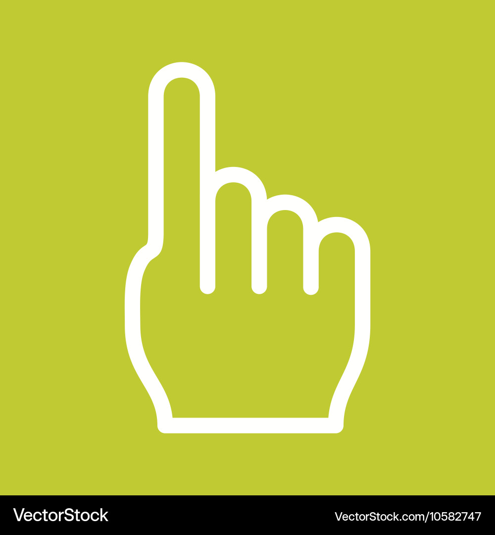 Hand cursor Royalty Free Vector Image - VectorStock