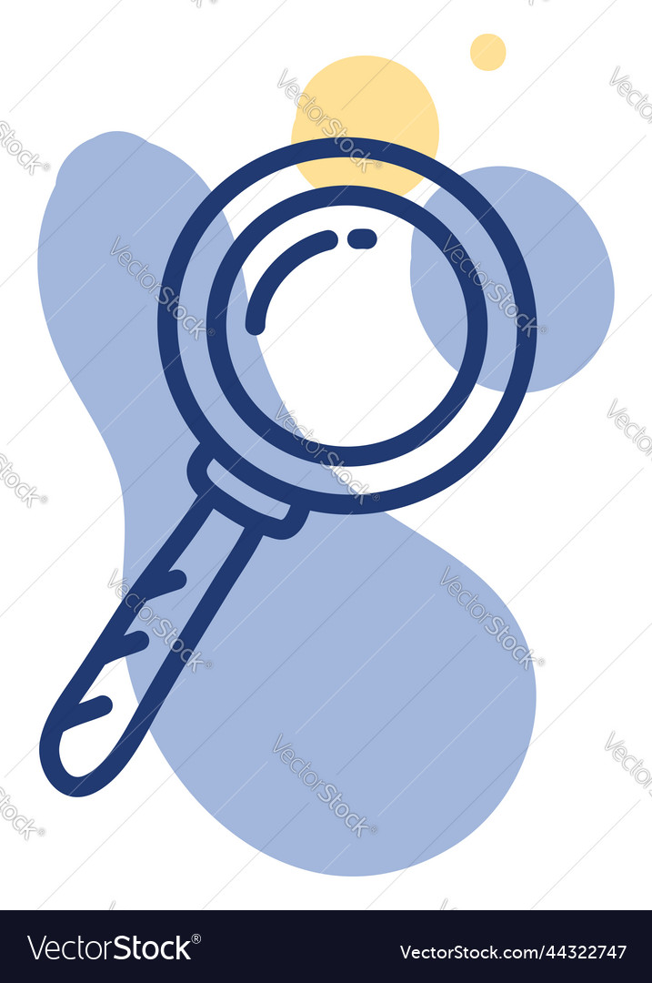 Police search on a white background Royalty Free Vector