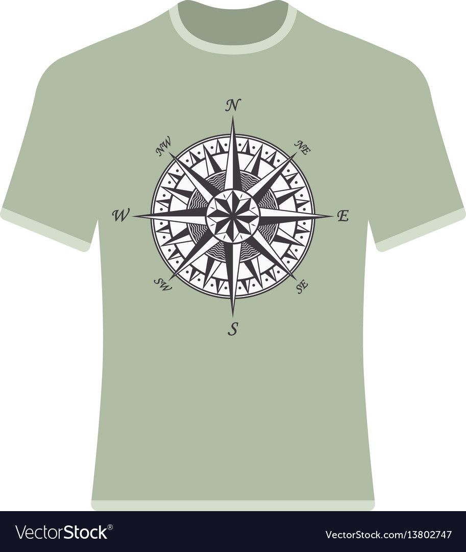 Vintage compass rose t-shirt