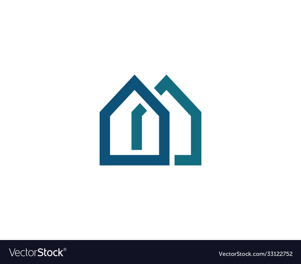 Property and construction logo design Royalty Free Vector